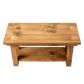 Mesa para Altar de Meditación en Madera Recuperada