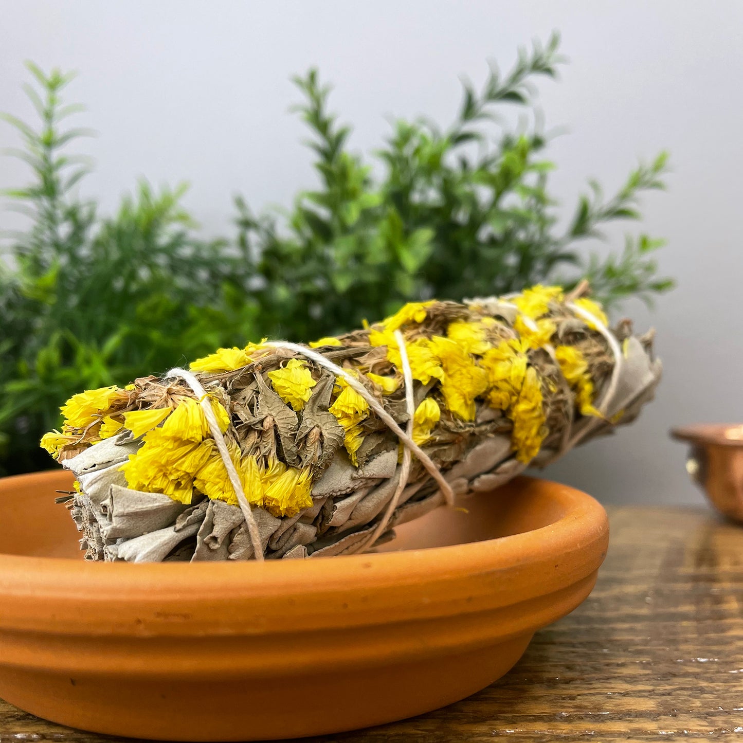 Salvia Blanca con Flores